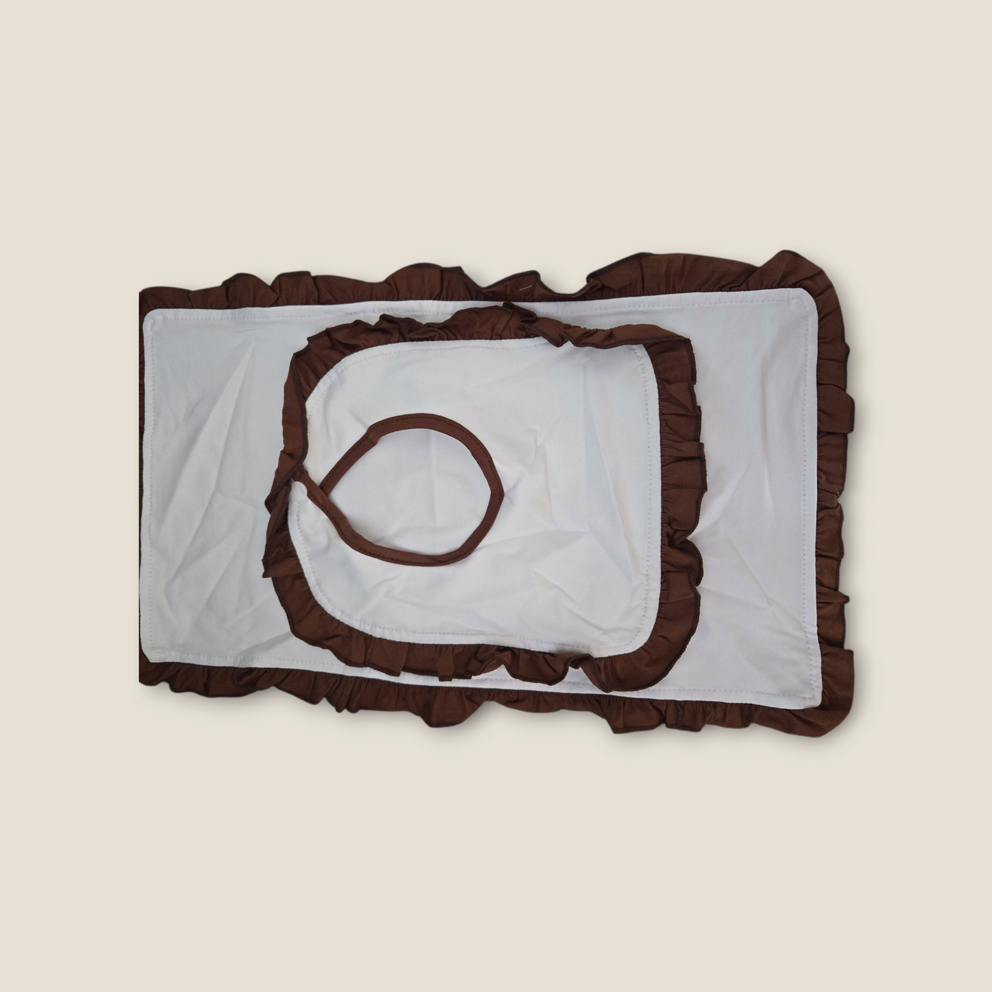 Bib / Burp Set matching blanket sold separately