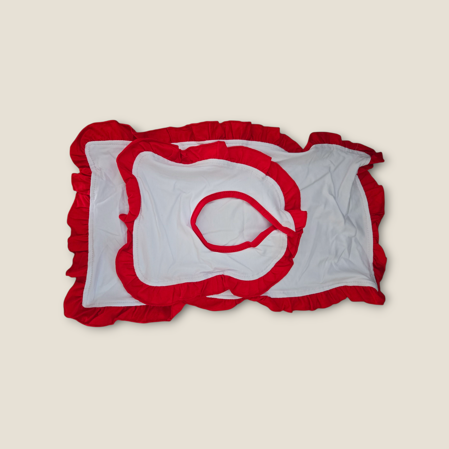 Bib / Burp Set matching blanket sold separately