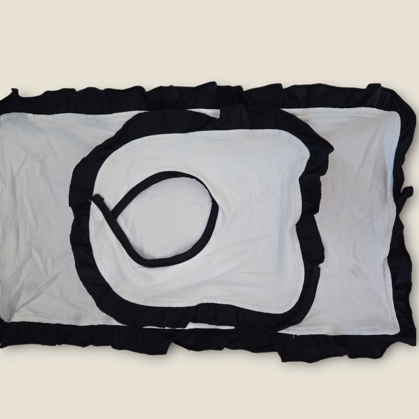 Bib / Burp Set matching blanket sold separately