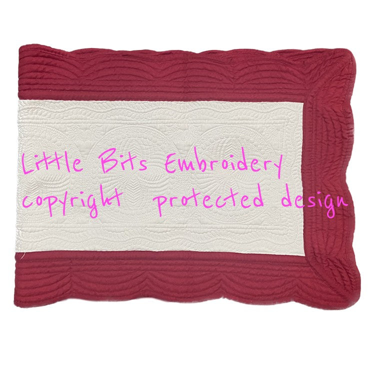 Placemats Little Bits Embroidery Blanks