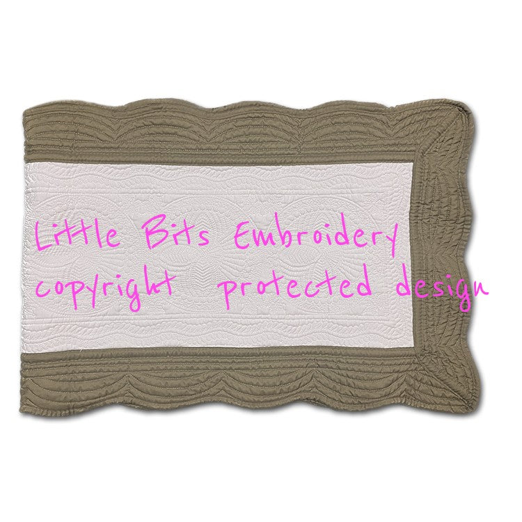 Placemats Little Bits Embroidery Blanks