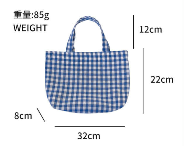 Gingham Totes
