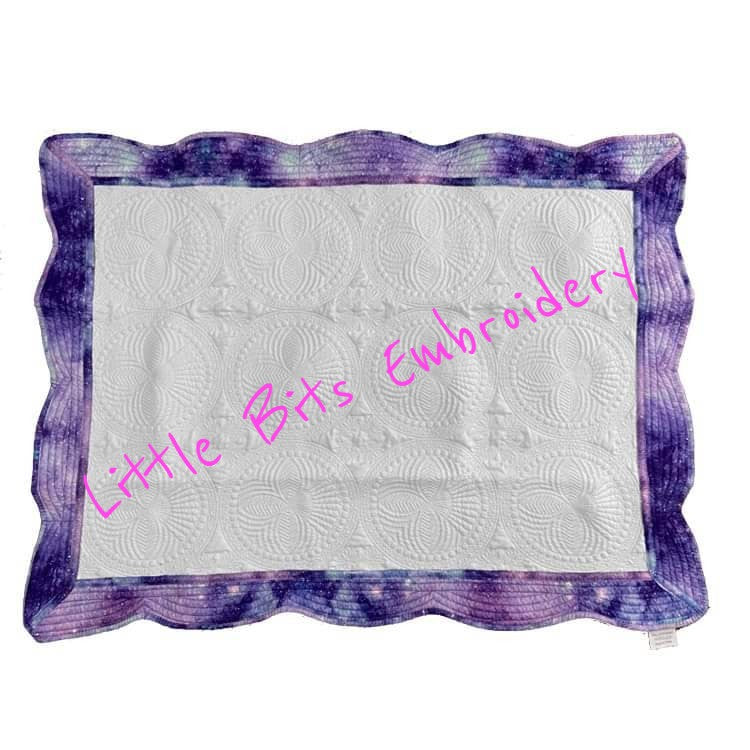 Heirloom Quilts 50x60 Little Bits Embroidery Blanks